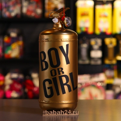 Огнетушитель для Гендер Пати, голубой - Цена: 3 300 р. - Фото 1