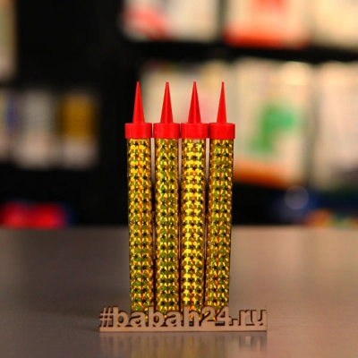 Фонтаны в торт, 4 шт, 12 см 40 сек - Цена: 246 р. - Фото 1