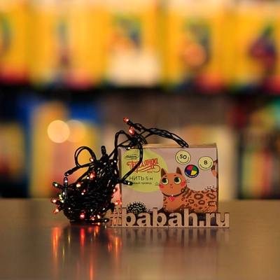 Елочная гирлянда Нить, 5 м - Цена: 250 р. - Фото 1