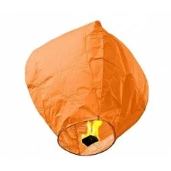 Небесный фонарик оранжевый Конус малый - Цена: 180 р. - Фото 1