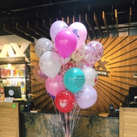 Облако из шаров с рисунком