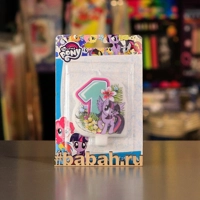 Свеча-цифра "1" мультфильмы