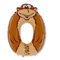 Цифра 0 обезьяна