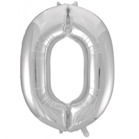 Цифра 0 серебро