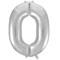 Цифра 0 серебро - Цена: 400 р. - Фото 1