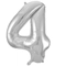 Цифра 4 серебро - Цена: 400 р. - Фото 1
