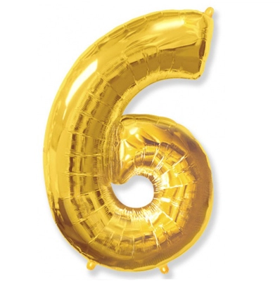 Цифра 6 золото - Цена: 400 р. - Фото 1