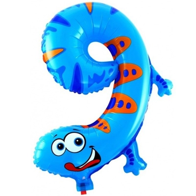 Цифра 9 ящерица - Цена: 450 р. - Фото 1