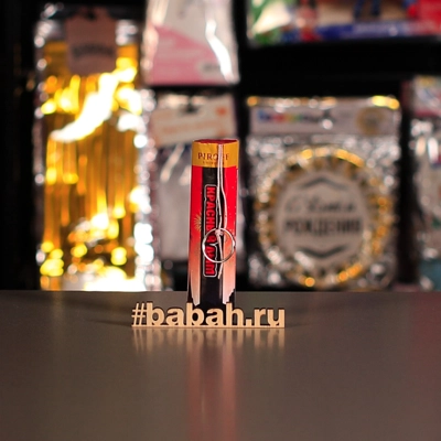 Цветной дым наземный с чекой,  Красный. PIROFF - Цена: 300 р. - Фото 1