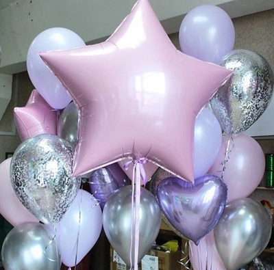 Звезда 32" фольгированный - Цена: 150 р. - Фото 1